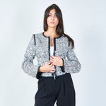 Load image into Gallery viewer, Cropped sequined jacket
